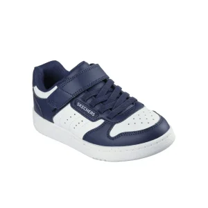 Scarpe Unisex Bambino- SKECHERS Art. 405638LNVW NAVY WHITE Sneakers