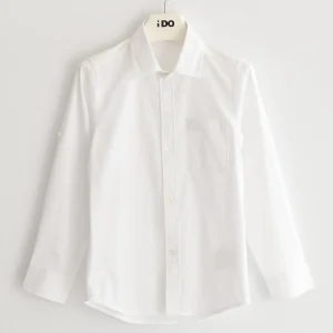 Camicia bambino bianca iDo con taschino