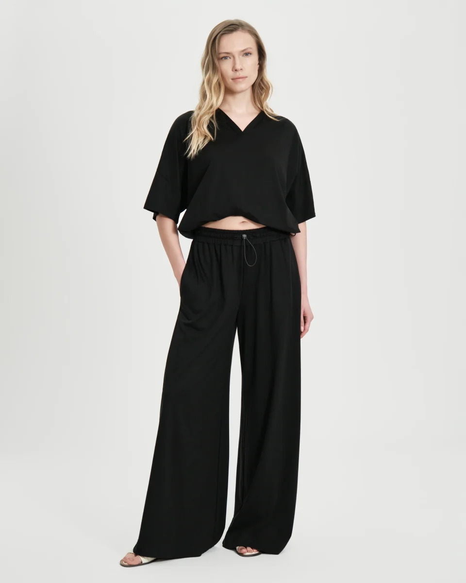 Pantalone donna Suns Agamide Cupro in jersey cupro touch - immagine 2